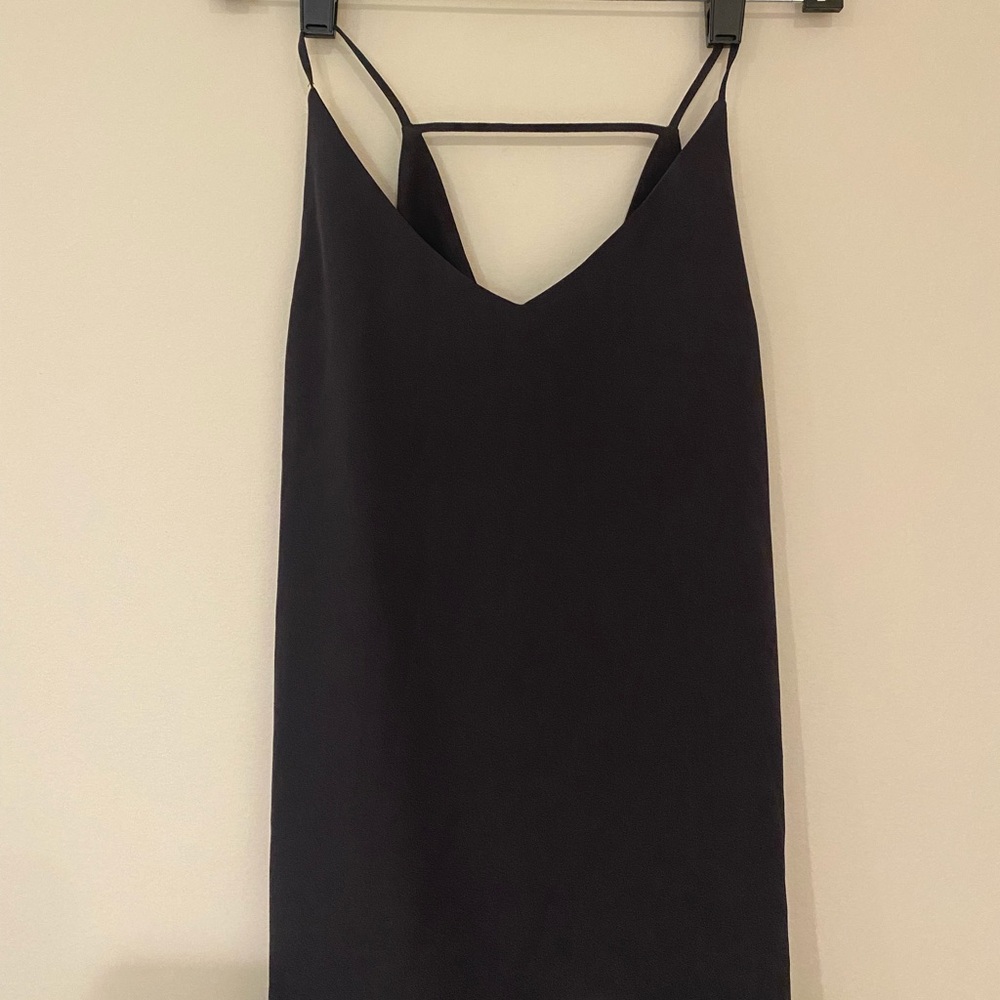 Loft Petite Dark Gray Blouse Tank Top